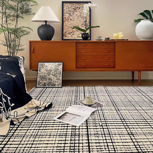 Waterproof Diatom Fiber Carpet – Luxury Minimalist Living Room & Bedroom Rug