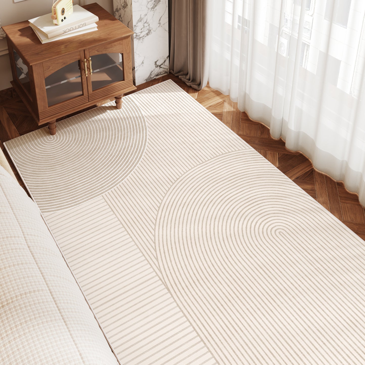 2025 Modern Loop Pile Rug – Full Coverage, Winter Warmth Rug