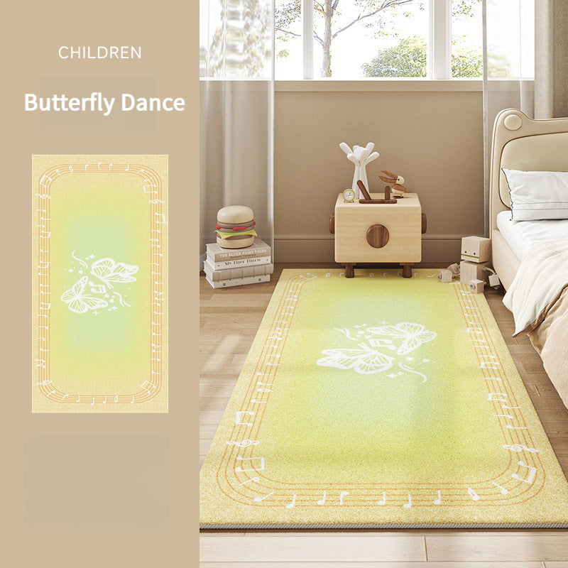 Kids Cartoon Bedside Rug – Thick, Anti-Slip, Cozy