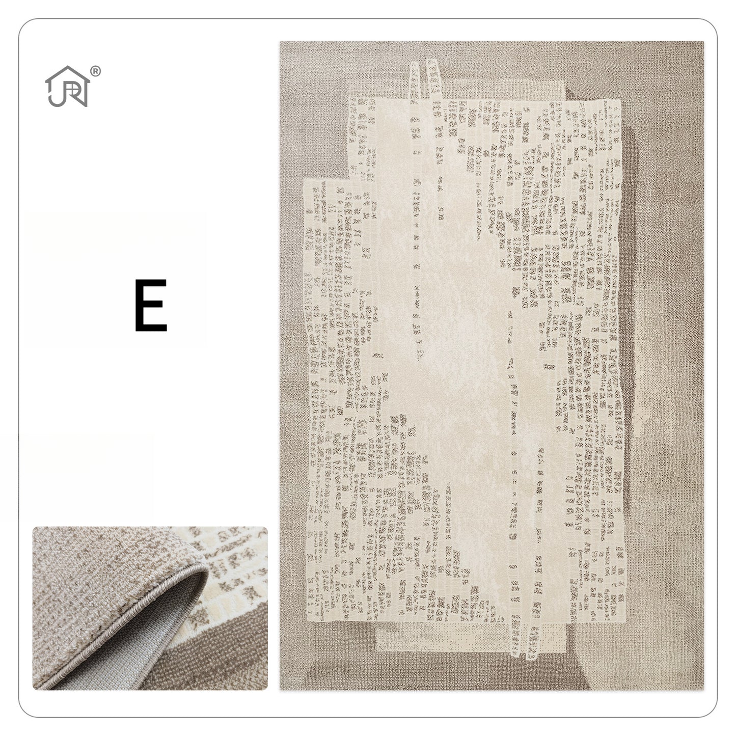 Cream Nordic Rug – Minimalist, Luxe, Wabi-Sabi Inspired