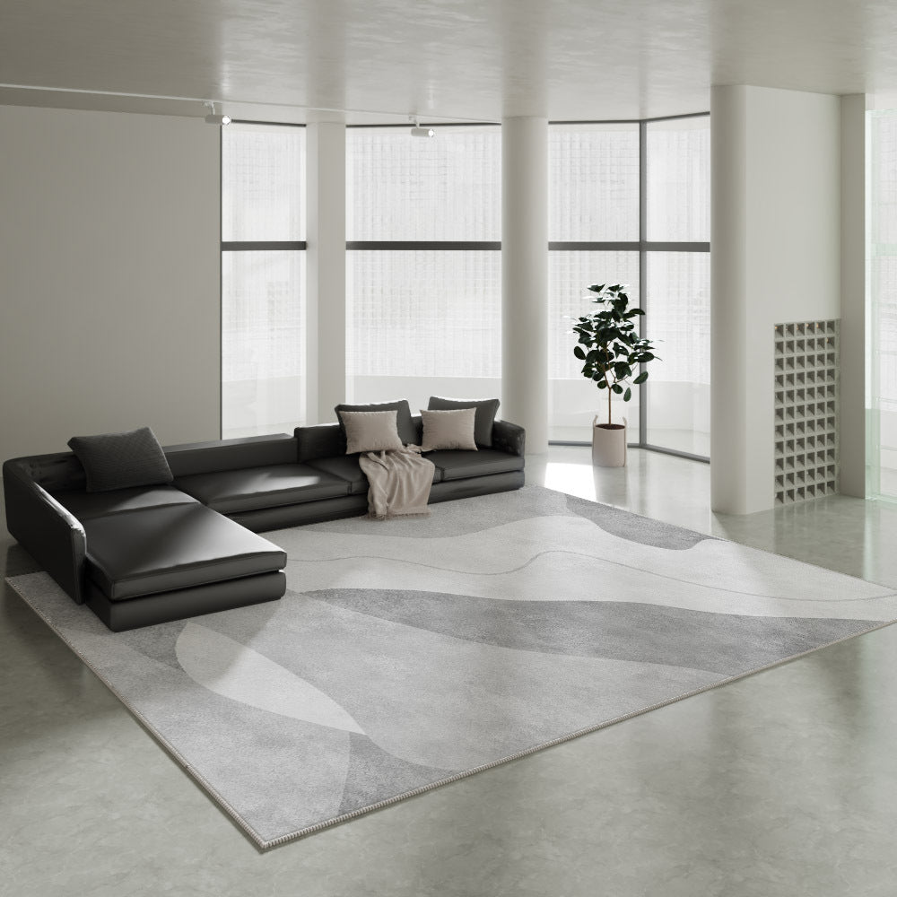 Nordic Luxe Rug – Modern Gray, Full Coverage