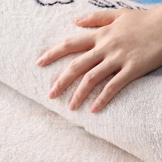 Kids Plush Round Rug – Soft, Anti-Slip Play & Study Mat