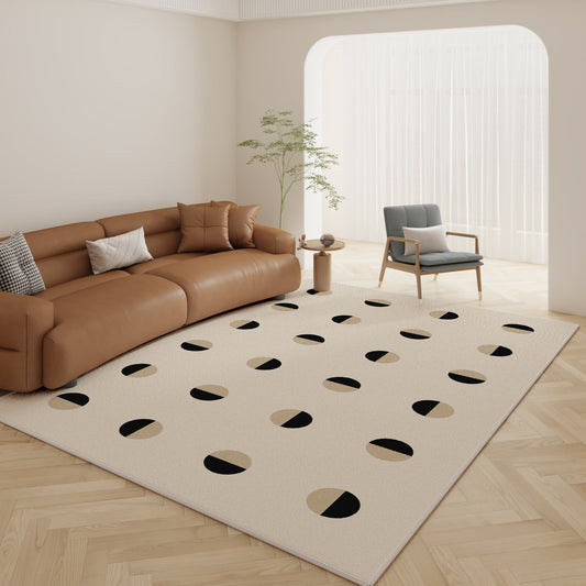 Modern Cream-Style Carpet – Soft Minimalist Living Room Rug