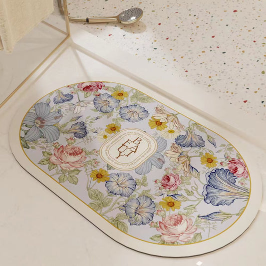 New Fresh-Style Thickened Absorbent Bathroom Mat – Quick-Dry & Non-Slip