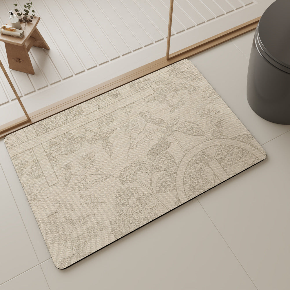 Quick-Dry Absorbent Bath Mat – Non-Slip & Oil-Resistant