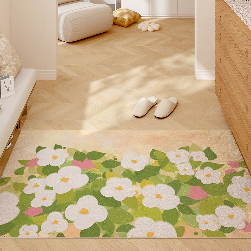 Durable Leather Entry Mat – Customizable PVC Door Mat, Easy Clean
