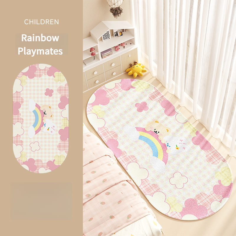 Kids Plush Bedside Rug – Cute, Durable, Thick Rug
