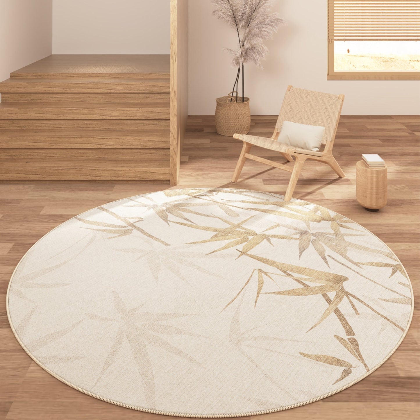Japanese-Style Lambswool Rug – Soft & Stain-Resistant Carpet