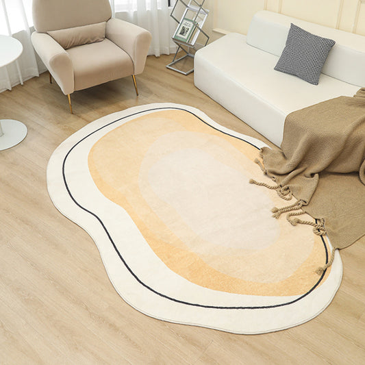 Irregular-Shaped Living Room Rug – Thickened Ins Style Carpet