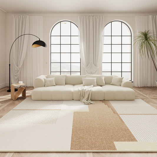 Luxe Solid Color Rug – Stain-Resistant, Anti-Slip, Multi-Functional