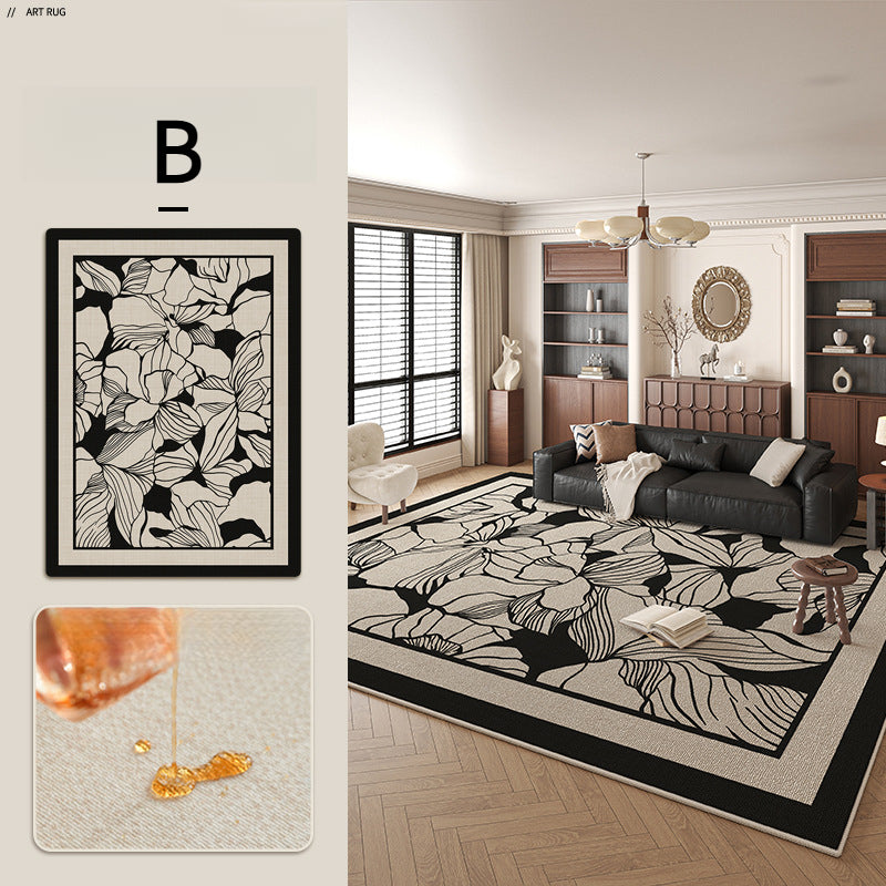 2025 Vintage French Rug – Stain-Resistant, Luxe Rug