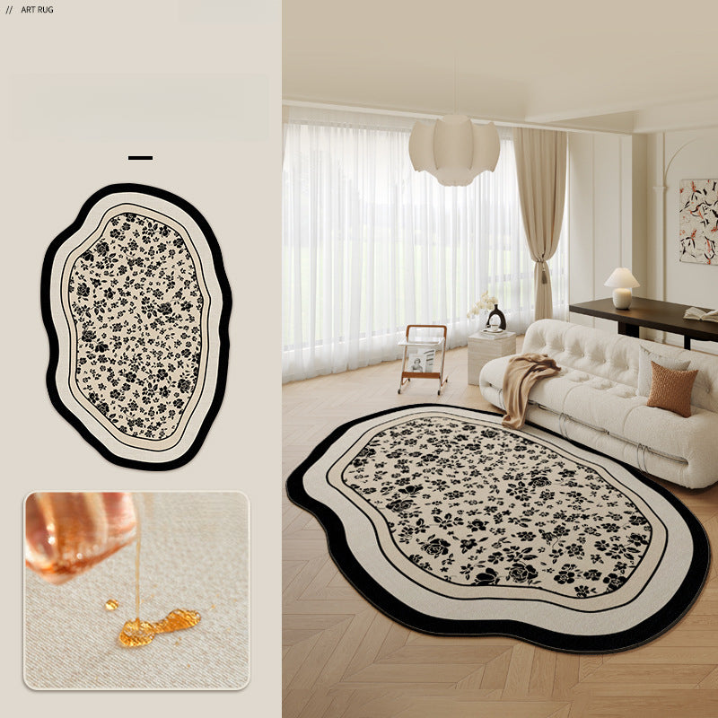 2025 French Retro Rug – Stain-Resistant, Easy-Care Rug
