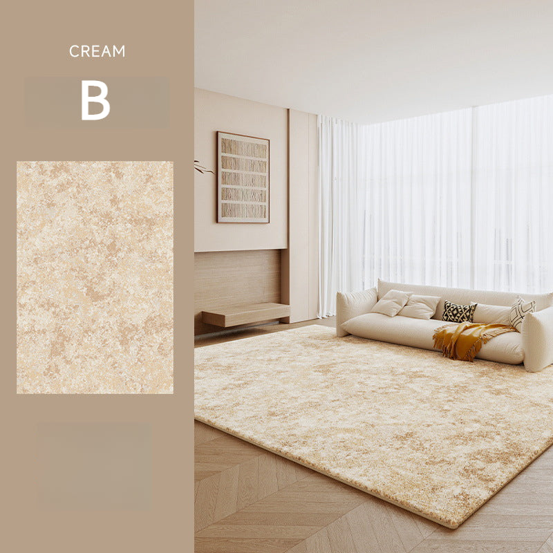 2025 Cream Faux Cashmere Rug – Soft, Stain-Resistant