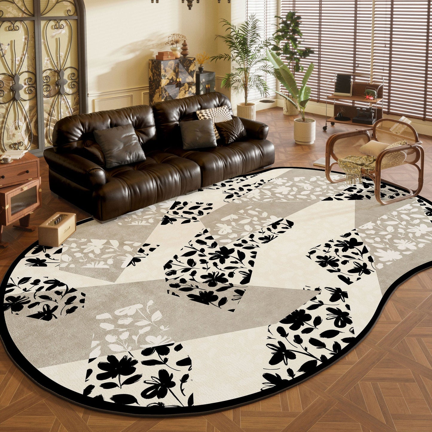 French Irregular Rug – Waterproof, Stain-Resistant, Luxe Rug