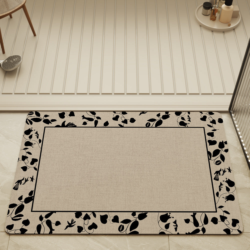 Bathroom Diatomite Mat – Super Absorbent, Anti-Slip