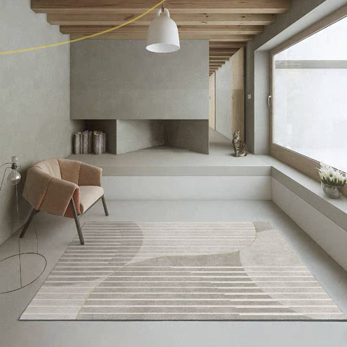 Modern Northern Faux Cashmere Rug-Hot & No-Slip
