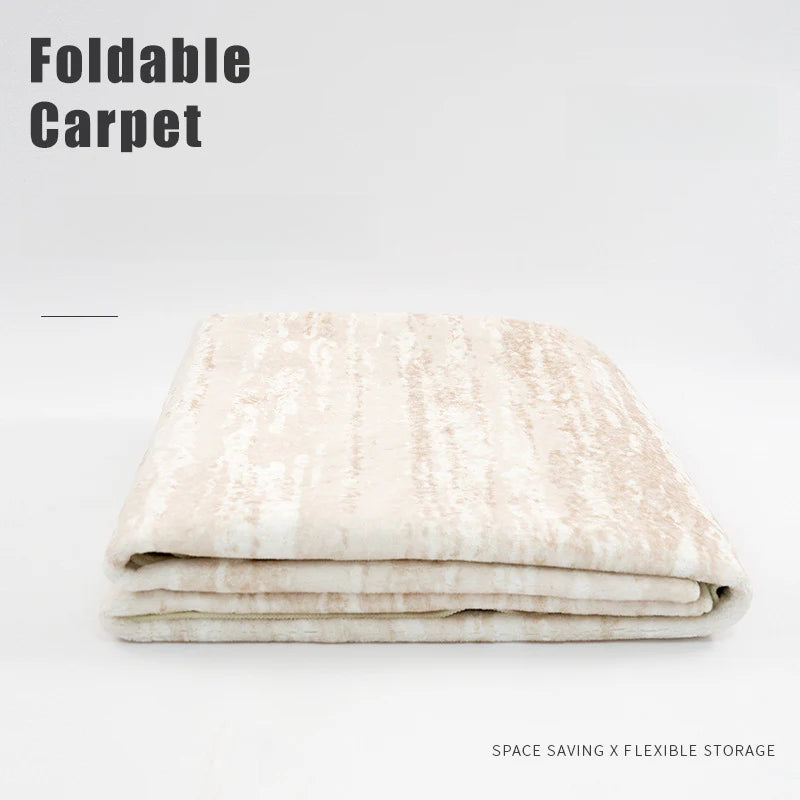 Washable Retro Rug – Faux Cashmere, Vintage Style