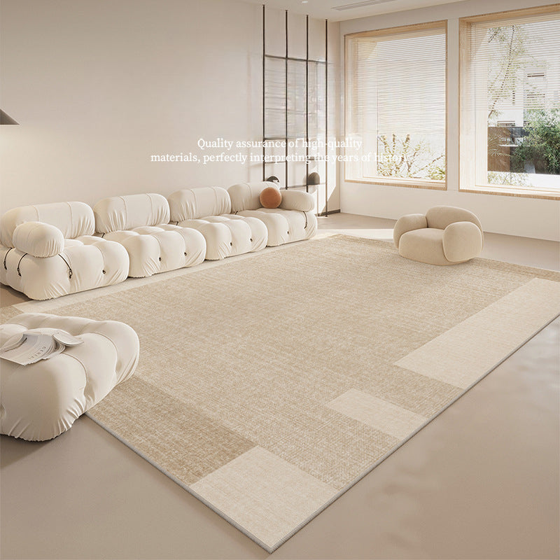 Modern Minimalist Solid Color Rug – Stain-Resistant & Easy-Care Luxury Carpet