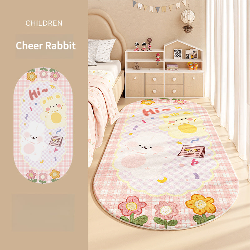 Kids Plush Bedside Rug – Cute, Durable, Thick Rug