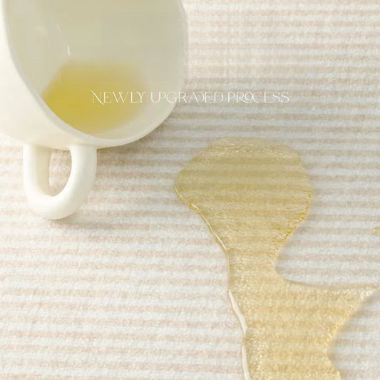 Minimalist Cream Plush Carpet – Waterproof & Anti-Stain