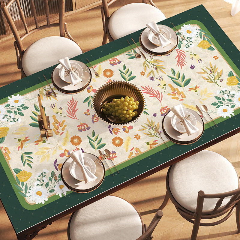 American Leather Table Mat – Waterproof & Oil-Proof Dining Cover