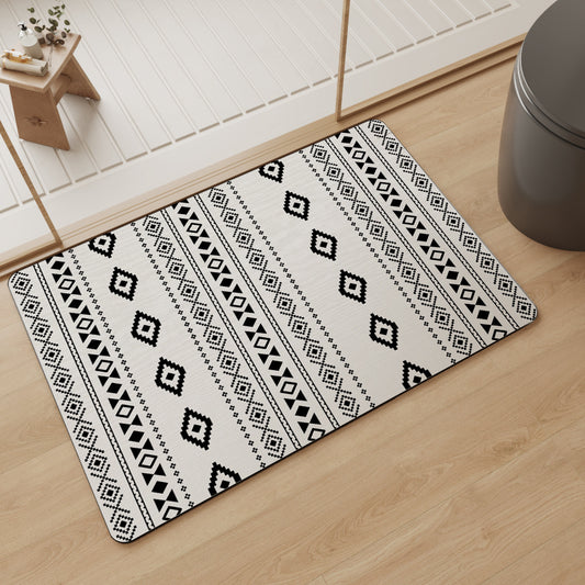 Quick-Dry Bathroom Mat – Absorbent Non-Slip Rug