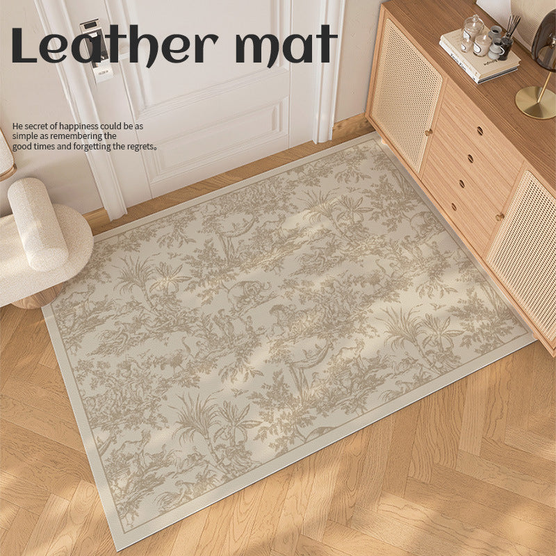 Leather Entry Mat – Soundproof, Stain-Resistant, Easy-Clean