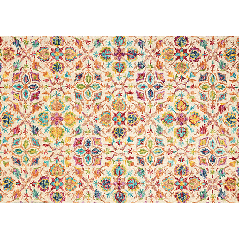 Vintage Boho Rug – Soft Faux Wool American Country Carpet