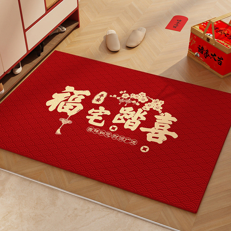 2025 Red Entryway Mat – Durable, Anti-Slip, Stylish