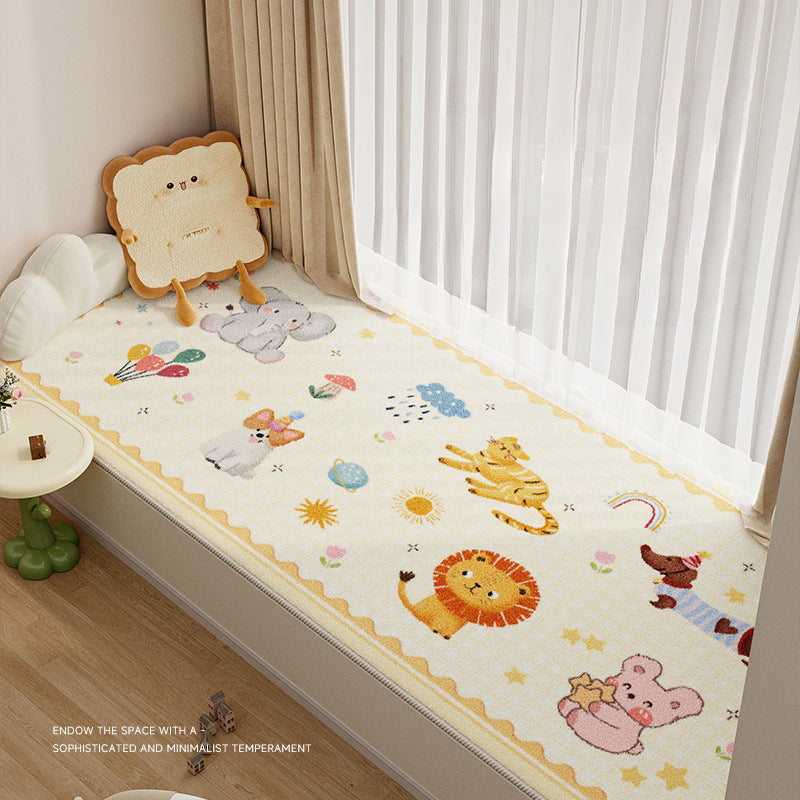 Cartoon Bay Window Cushion – 2025 New Style, Machine-Washable