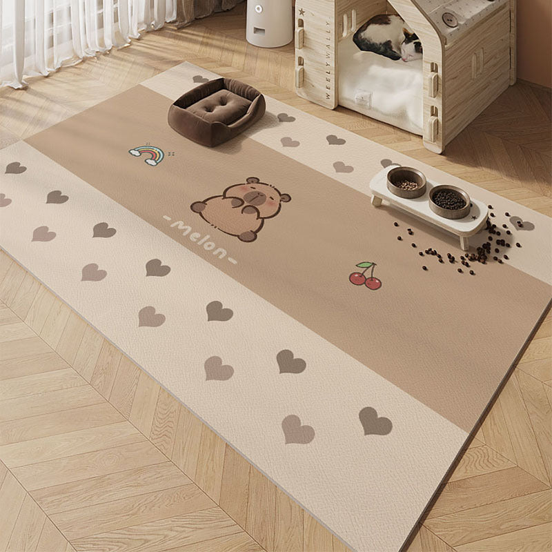 Waterproof Leather Pet Mat – Cooling & Non-Slip Pad for Cats & Dogs