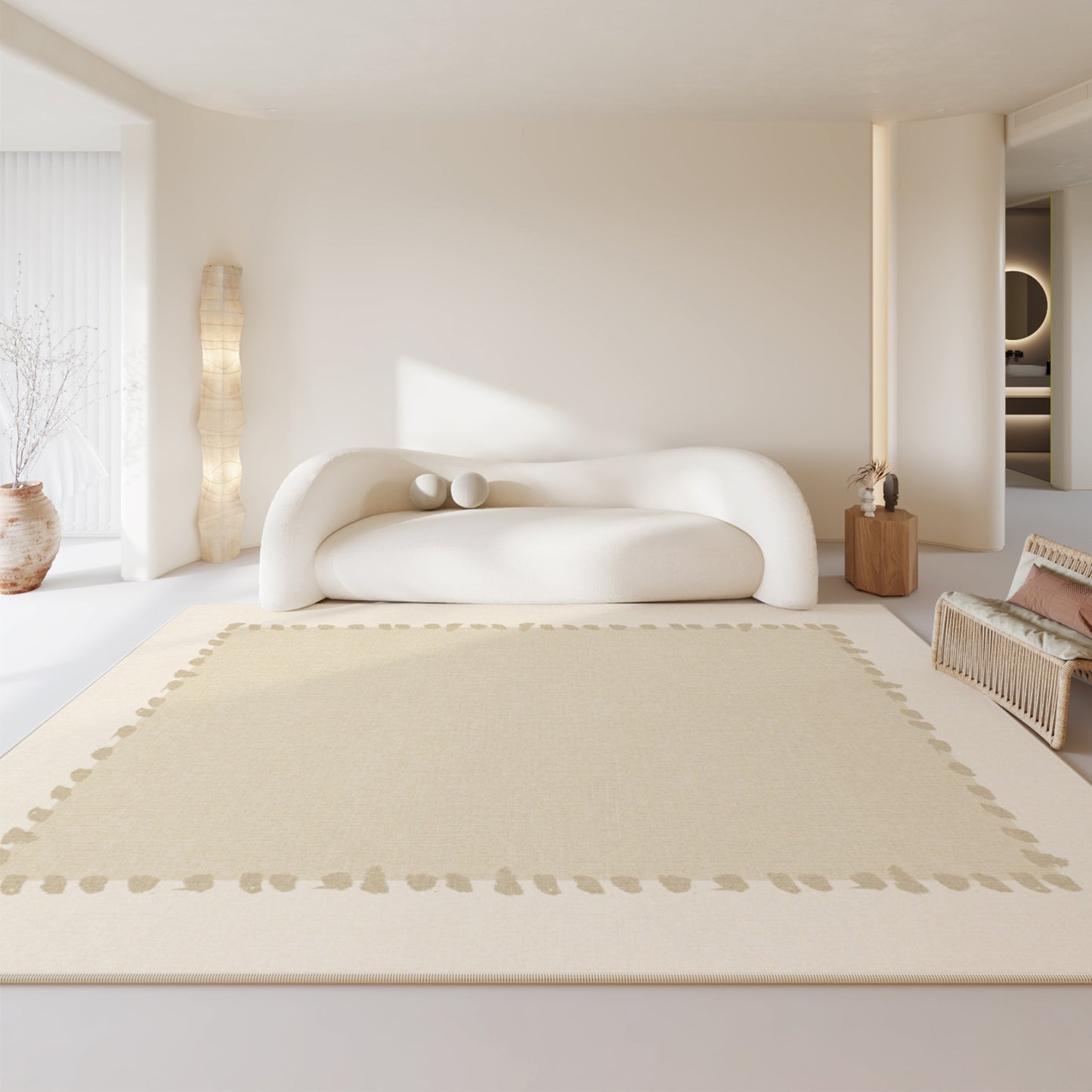 French Minimalist Rug – Waterproof, Luxe, Easy-Care Rug