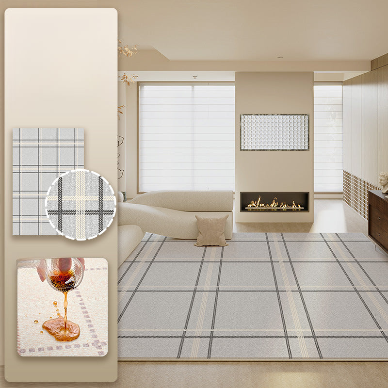 2025 French Cream Living Room Rug – Stain-Resistant, Luxe Rug