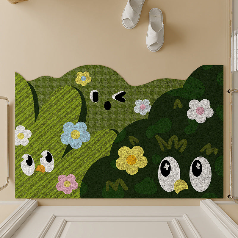Moss-Style Silk Loop Doormat – Durable & Easy-Clean Entryway Mat