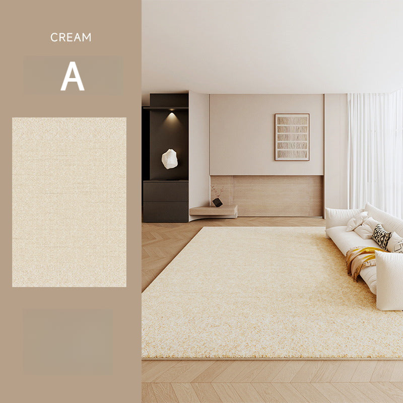 2025 Cream Faux Cashmere Rug – Soft, Stain-Resistant