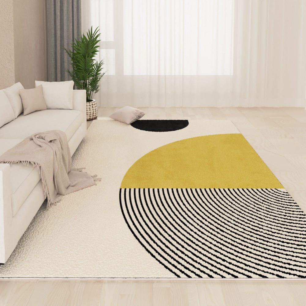 Japanese-Style Lambswool Rug – Soft & Stain-Resistant Carpet