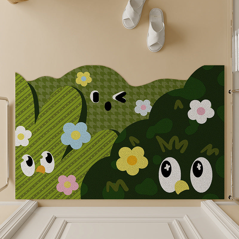 Moss-Style Silk Loop Doormat – Durable & Easy-Clean Entryway Mat