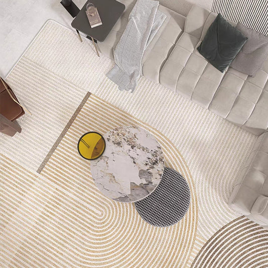 Japanese-Style Lambswool Rug – Soft & Stain-Resistant Carpet