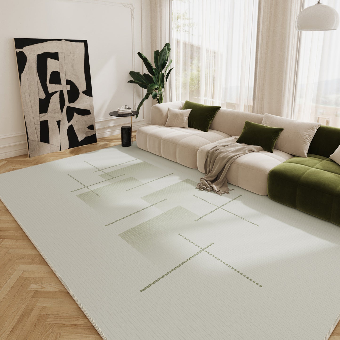 French-Inspired Rug – Stain-Resistant, Easy-Care, Modern Rug