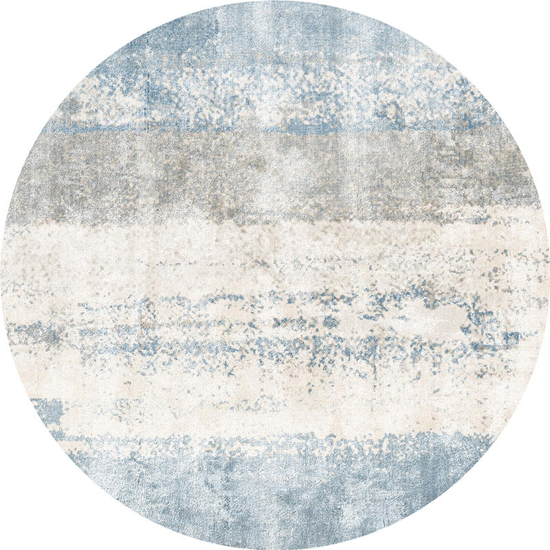 Modern Round Rug – Minimalist Nordic Design for Living Rooms