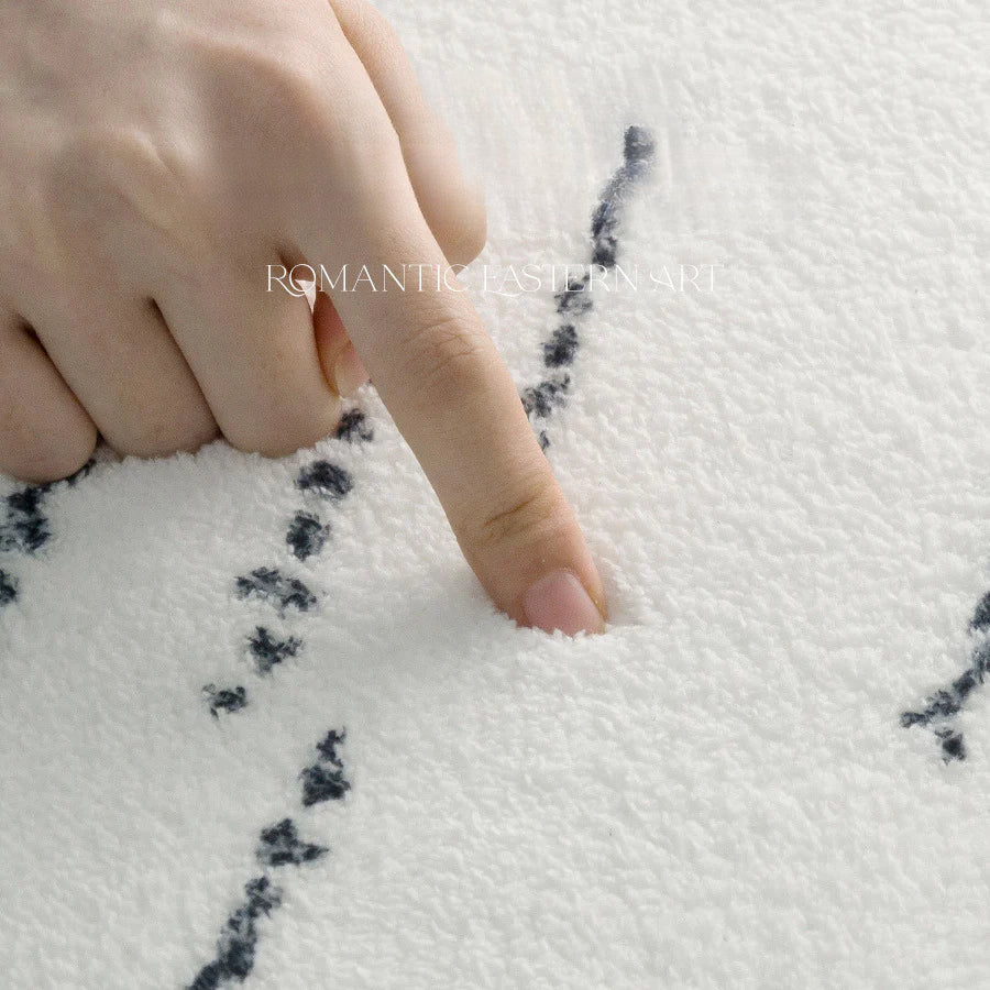 Minimalist Thick Lambswool Rug – Soft & Cozy Floor Mat