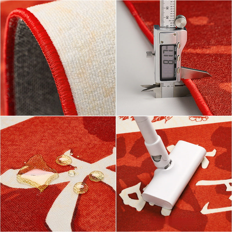 2025 Red Entryway Mat – Durable, Anti-Slip, Stylish