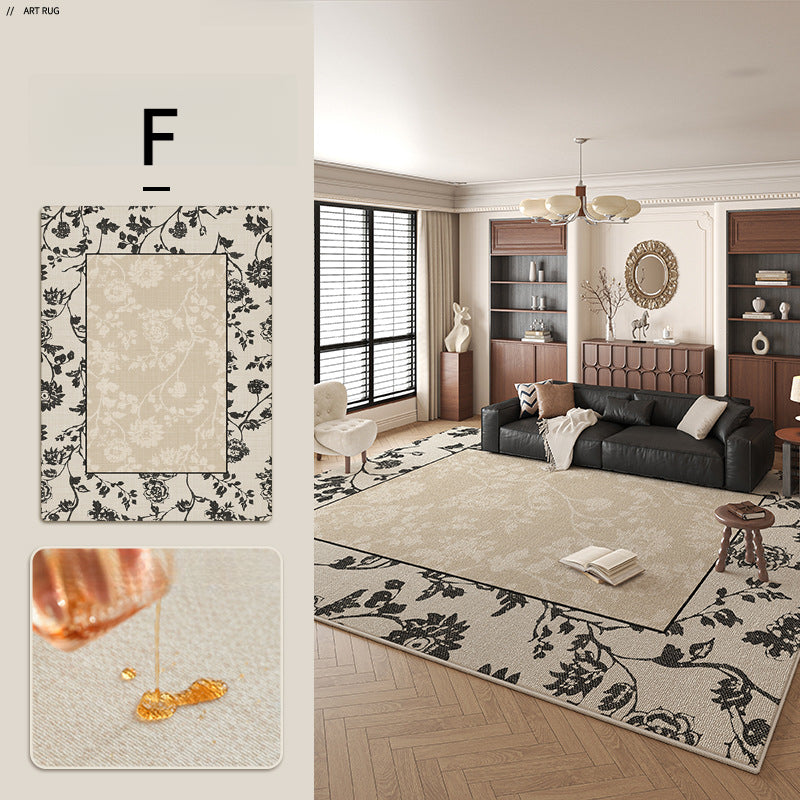2025 Vintage French Rug – Stain-Resistant, Luxe Rug