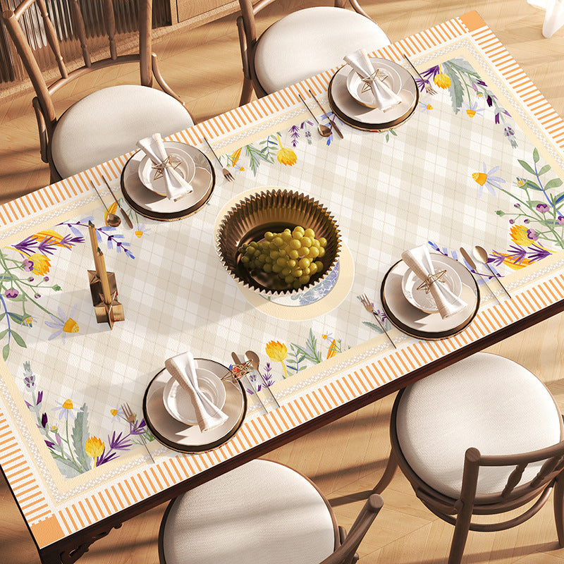 American Leather Table Mat – Waterproof & Oil-Proof Dining Cover