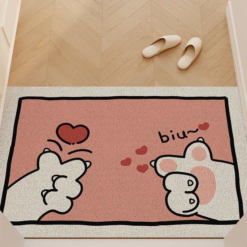Cute Cartoon Entryway Rug – Non-Slip & Easy-Clean Doormat