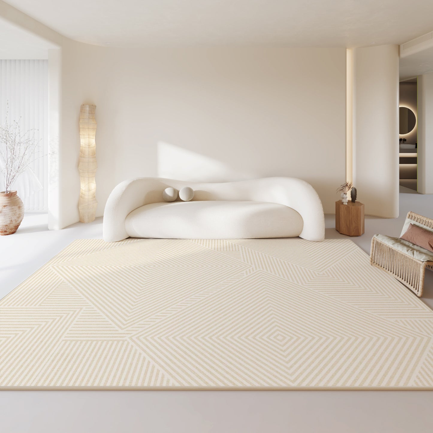 French Minimalist Rug – Waterproof, Luxe, Easy-Care Rug