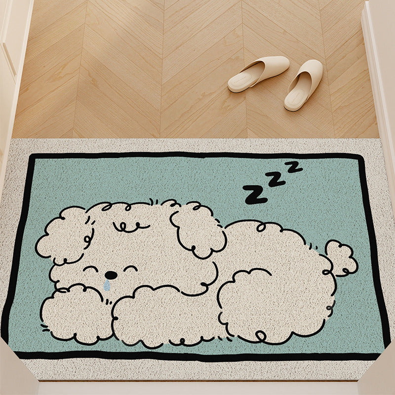 Cute Cartoon Entryway Rug – Non-Slip & Easy-Clean Doormat
