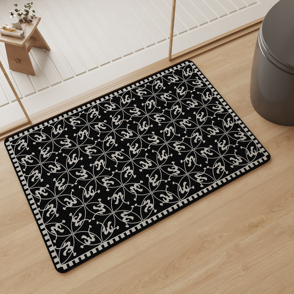 Quick-Dry Absorbent Bath Mat – Non-Slip & Oil-Resistant