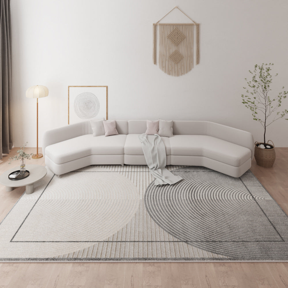 Luxury Line Geometric Rug – Wabi-Sabi Style for Living Room & Bedroom