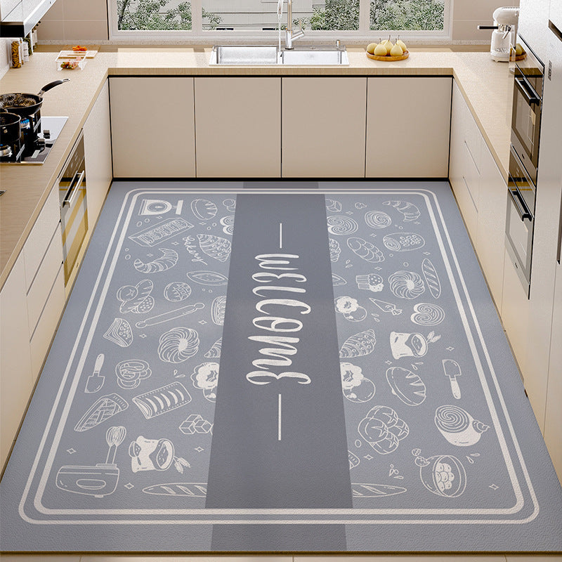 PVC Waterproof Kitchen Mat – Anti-Oil, Anti-Slip, Easy-Clean Floor Mat